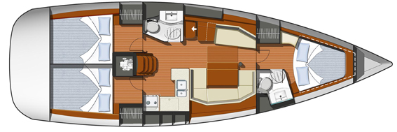 Athenian Yachts--S/Y Flora, Jeanneau Sun Odyssey 42i 2008