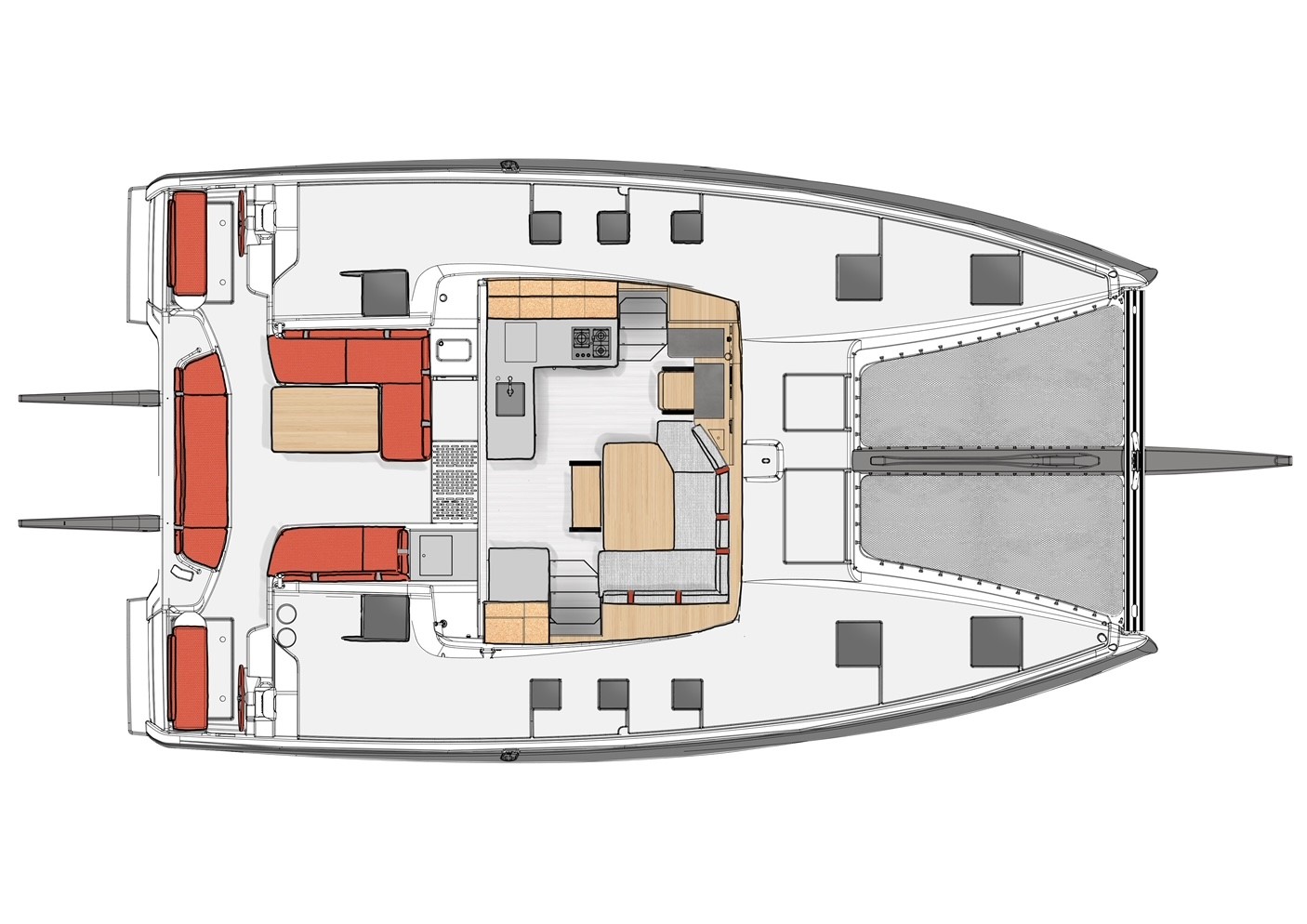 Athenian Yachts--S/Cat Excess 13