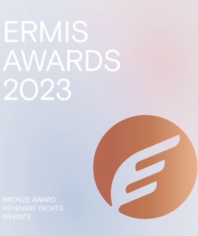 Athenian Yachts-ERMIS AWARDS 2023: Athenian Yachts Website Wins Bronze