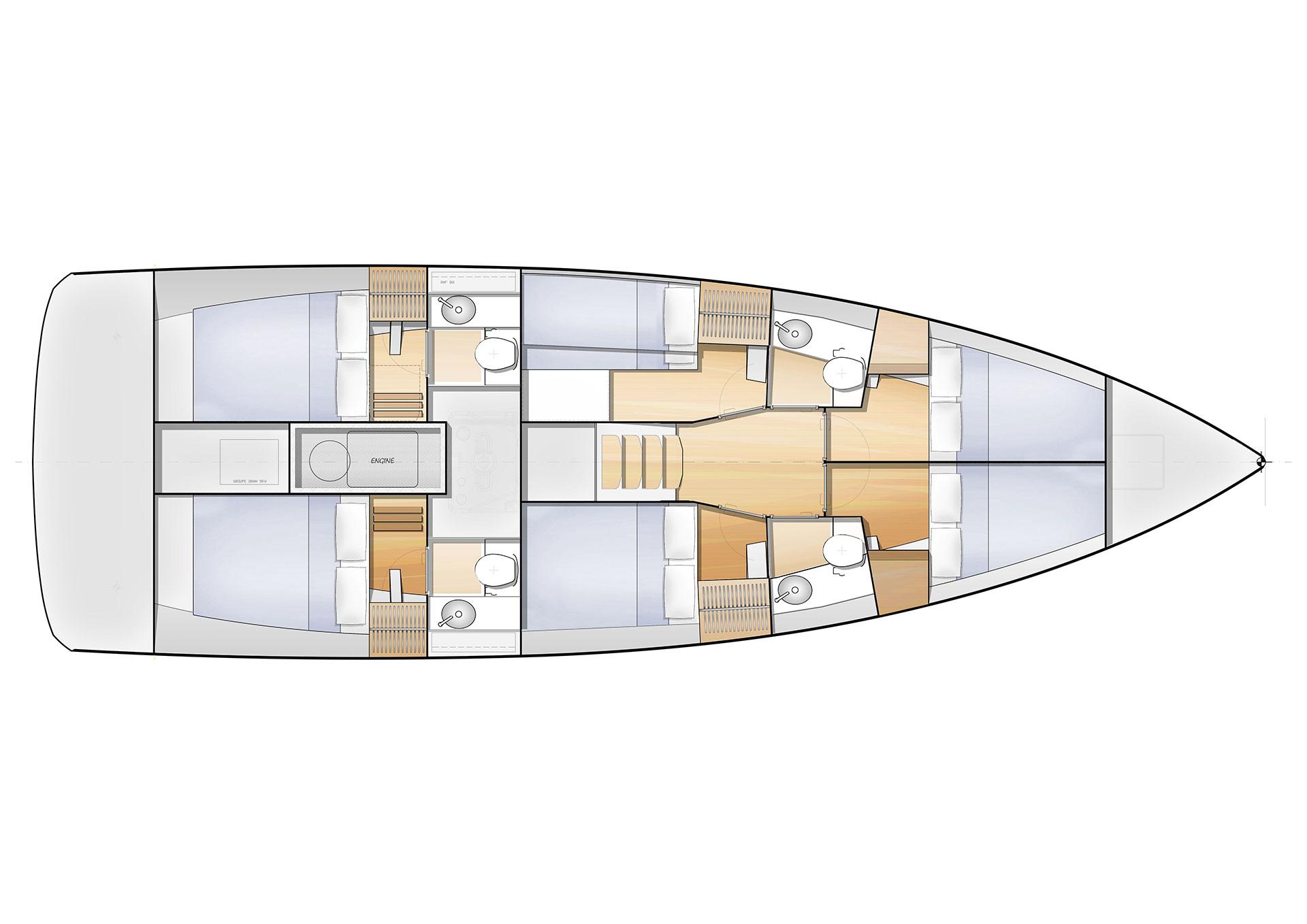 Athenian Yachts--S/Y Discovery Blue, Jeanneau Sun Loft 47 2021