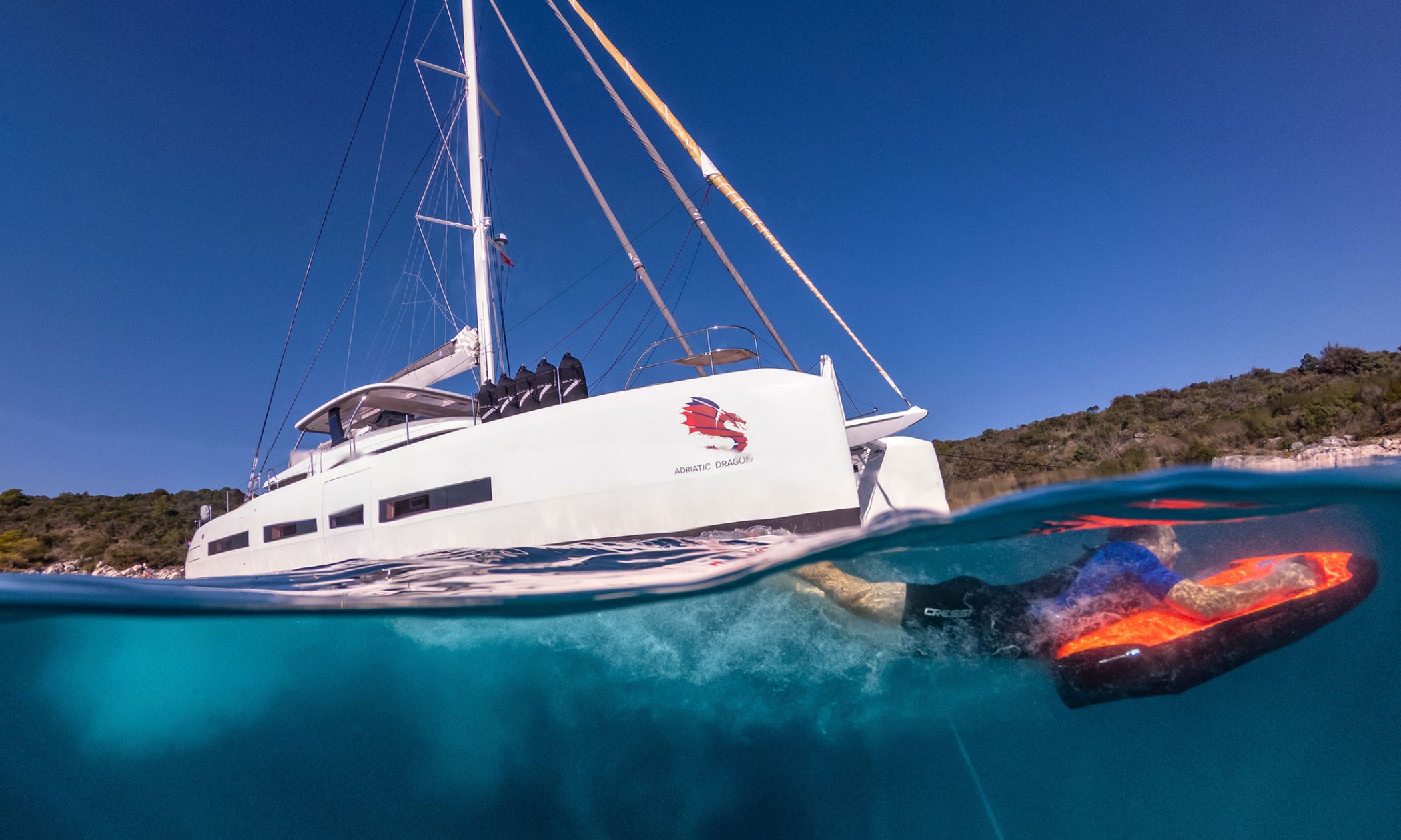 Athenian Yachts--S/Cat ADRIATIC DRAGON, LAGOON 77