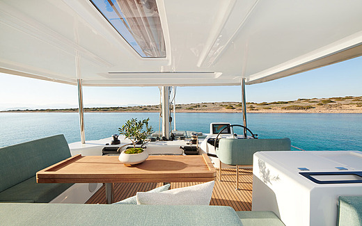 exterior spaces of yacht