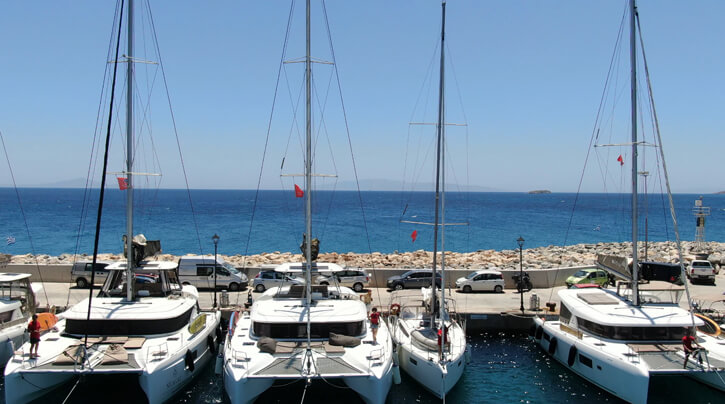 Athenian Yachts-Our Charter Fleet in Paros
