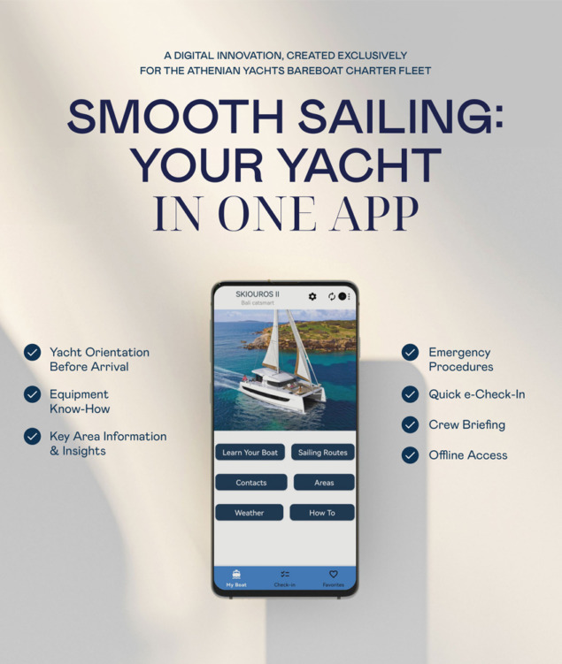 Athenian Yachts-NEW MySailMate App: Elevating the charterers' Experience at sea - Out now!