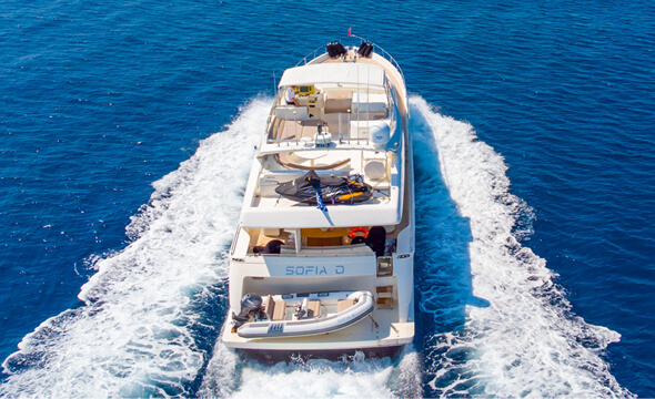Athenian Yachts- M/Y Sofia D, Ferretti 76’