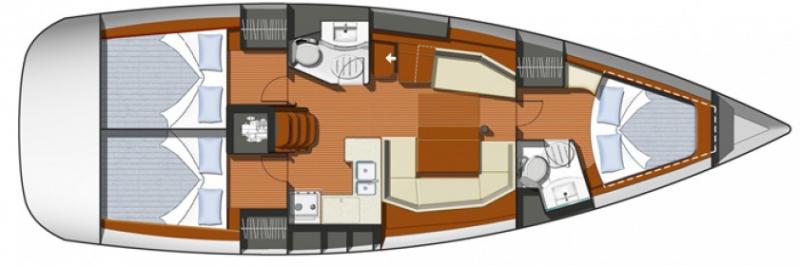 Athenian Yachts--S/Y Mas Que Nada, Jeanneau Sun Odyssey 42i 2007