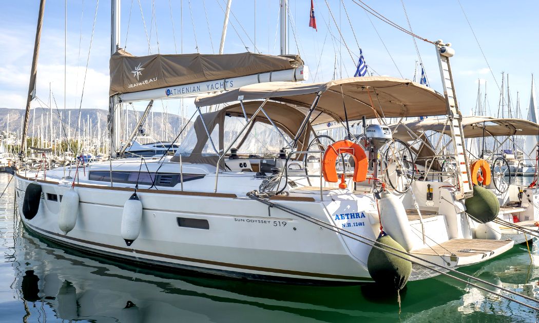 Athenian Yachts--S/Y Aethra, Jeanneau Sun Odyssey 519 2020